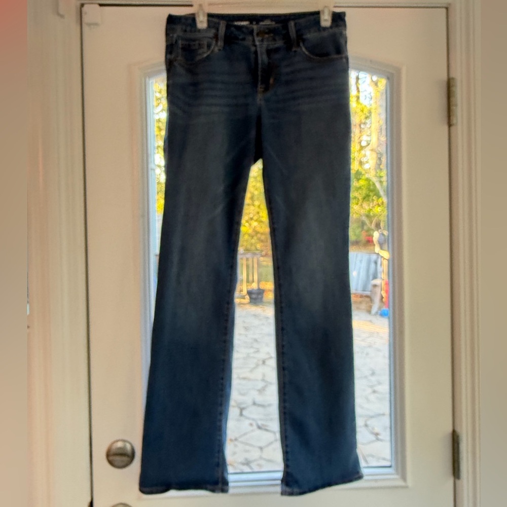 Old Navy Mid-Rise Kicker Boot Cut Jeans
